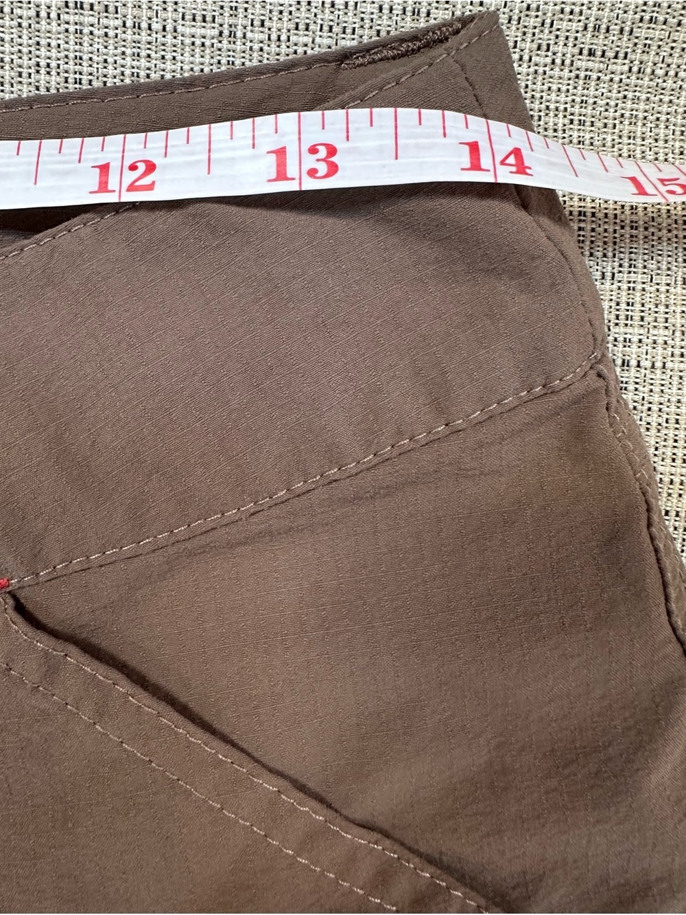 Patagonia Hiking Shorts with Red Stitch Accents - Picture 8 of 11